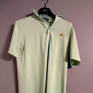 Masters Golf Collared Shirt - Green (Size Small)